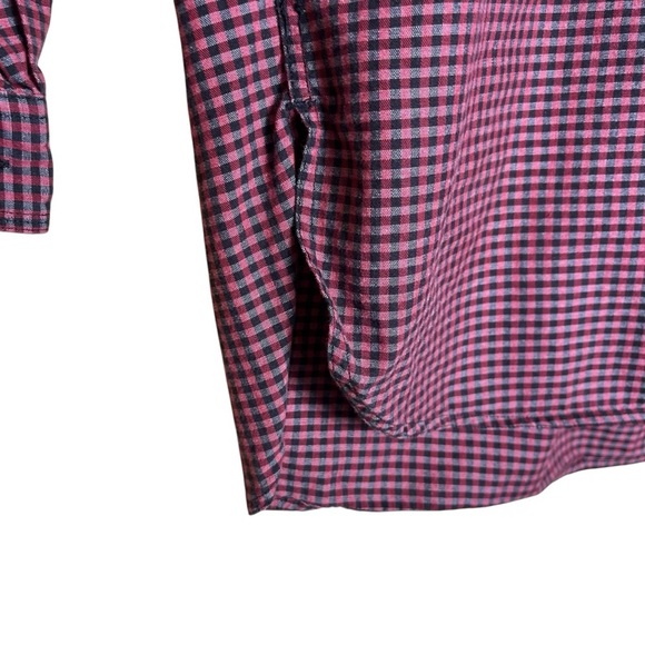 Woolrich Women’s Size M Red Black Checkered Button Up Shirt Outdoor Gorpcore - Picture 4 of 11